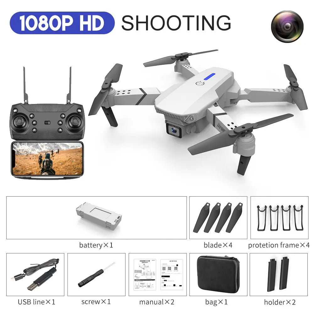 RC Drone 4K Professinal With 1080P Wide Angle