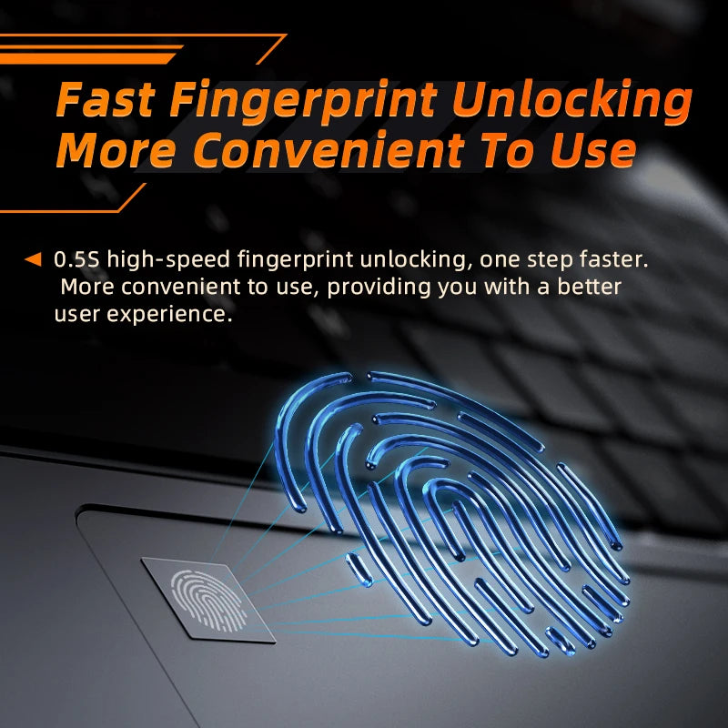 Windows 11 Fingerprint Unlocking Laptop